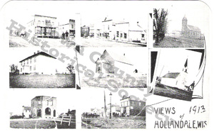 ·Post Card Hollandale @1913 (Watermark)